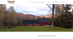 Desktop Screenshot of fairviewtreefarm.com